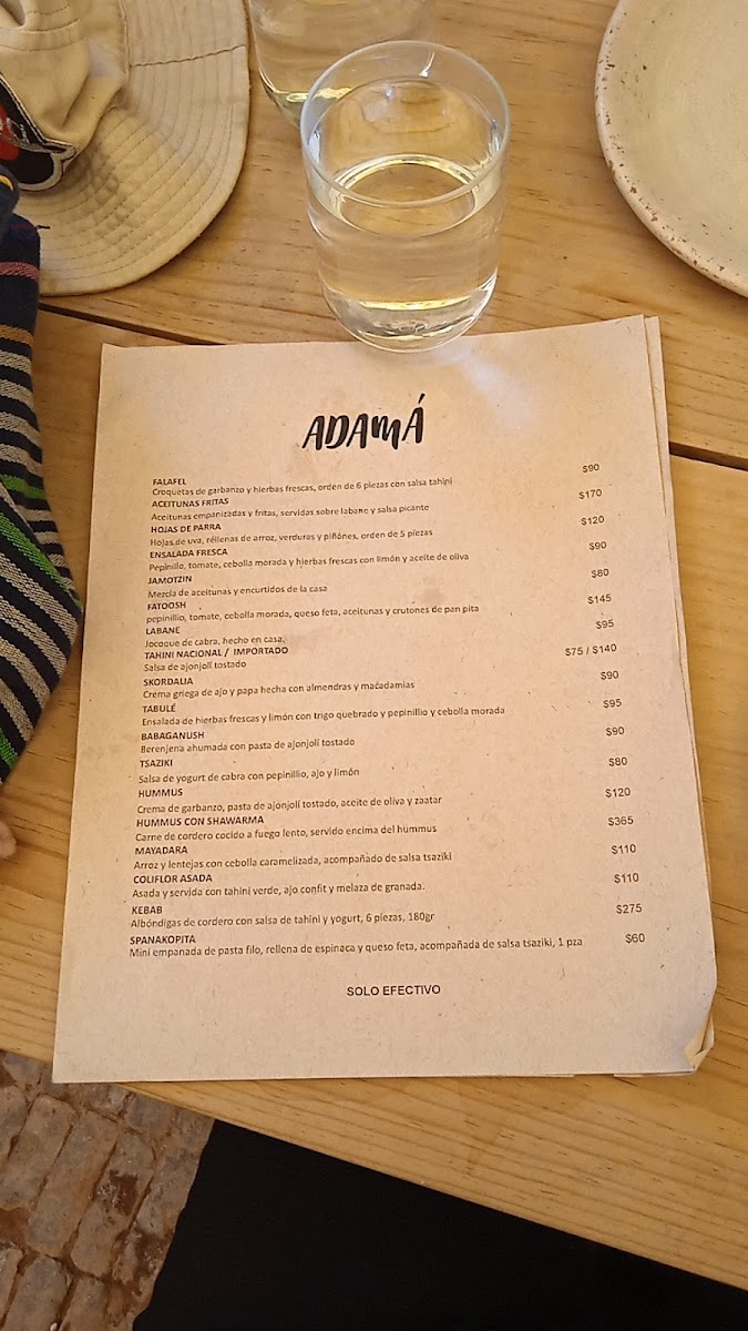 Menu - Adamá photo 8